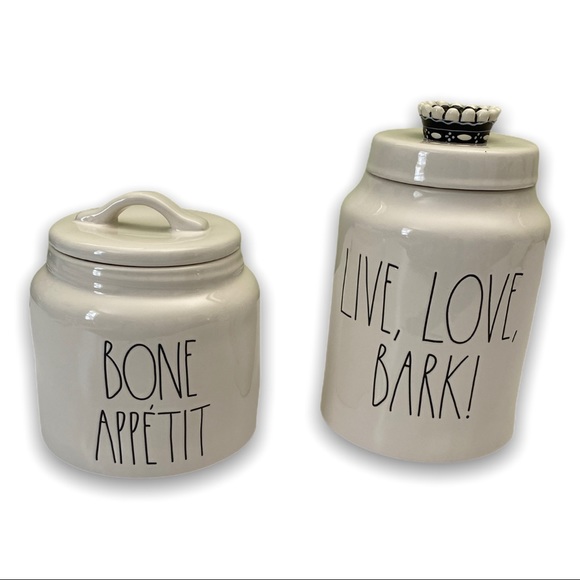 Rae Dunn Other - Rae Dunn Dog Treat Canister set